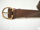 Cinto Marrom com fivela em U - 3,5 cm Largura