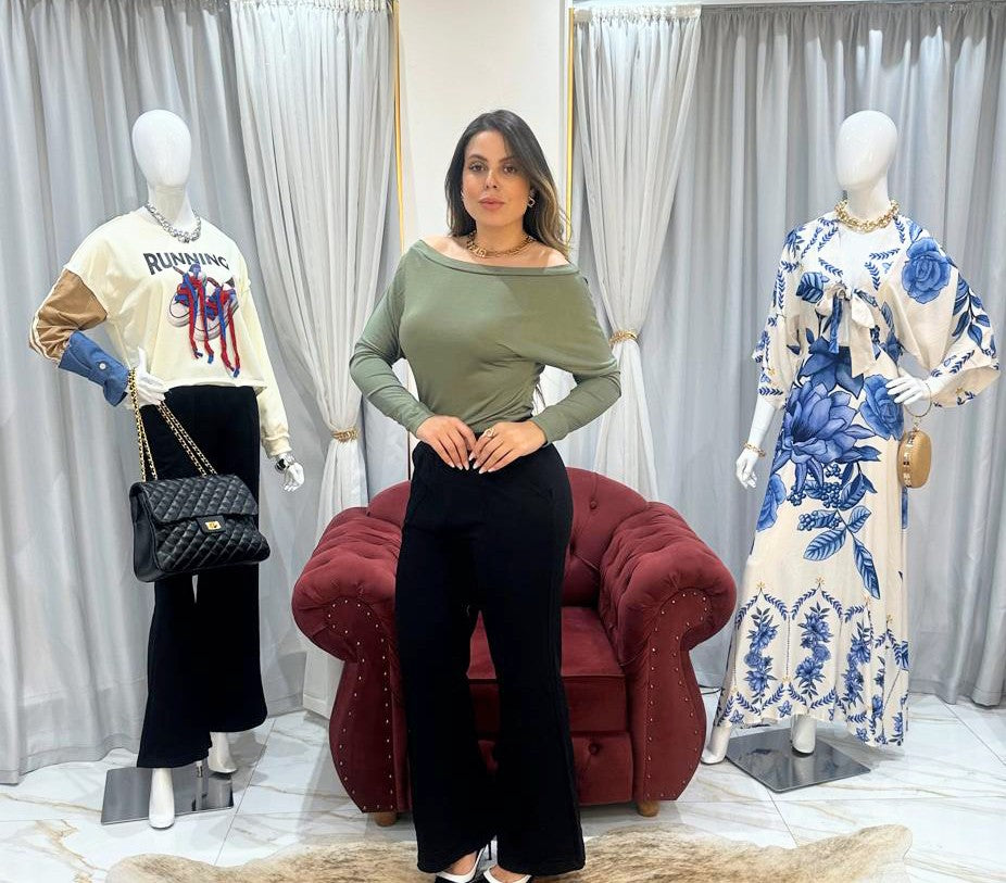 Blusa Katia Elegance Ombro a Ombro