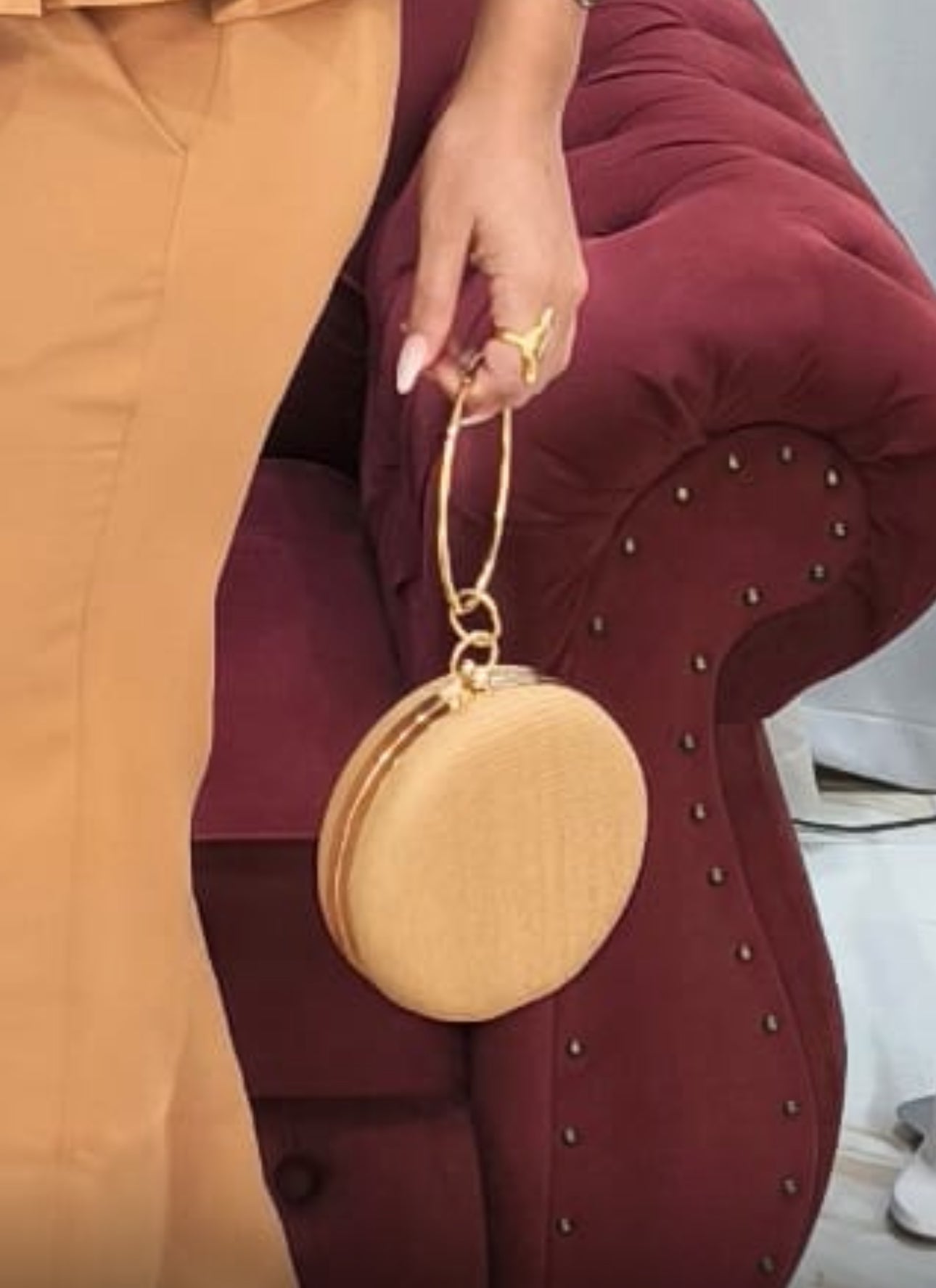 Bolsa Angela Clutch Redonda