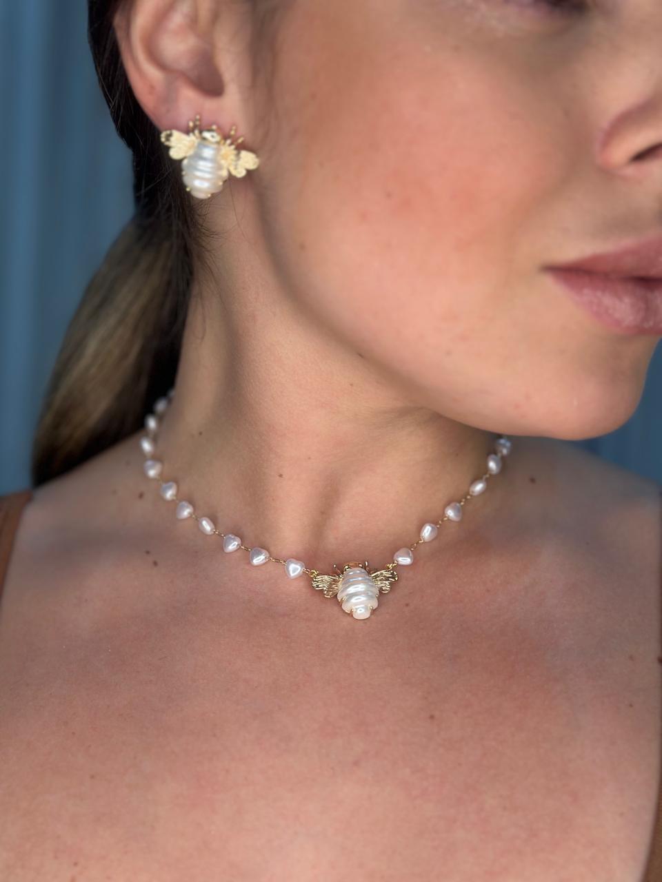 Conjunto Abelhinhas Peroladas