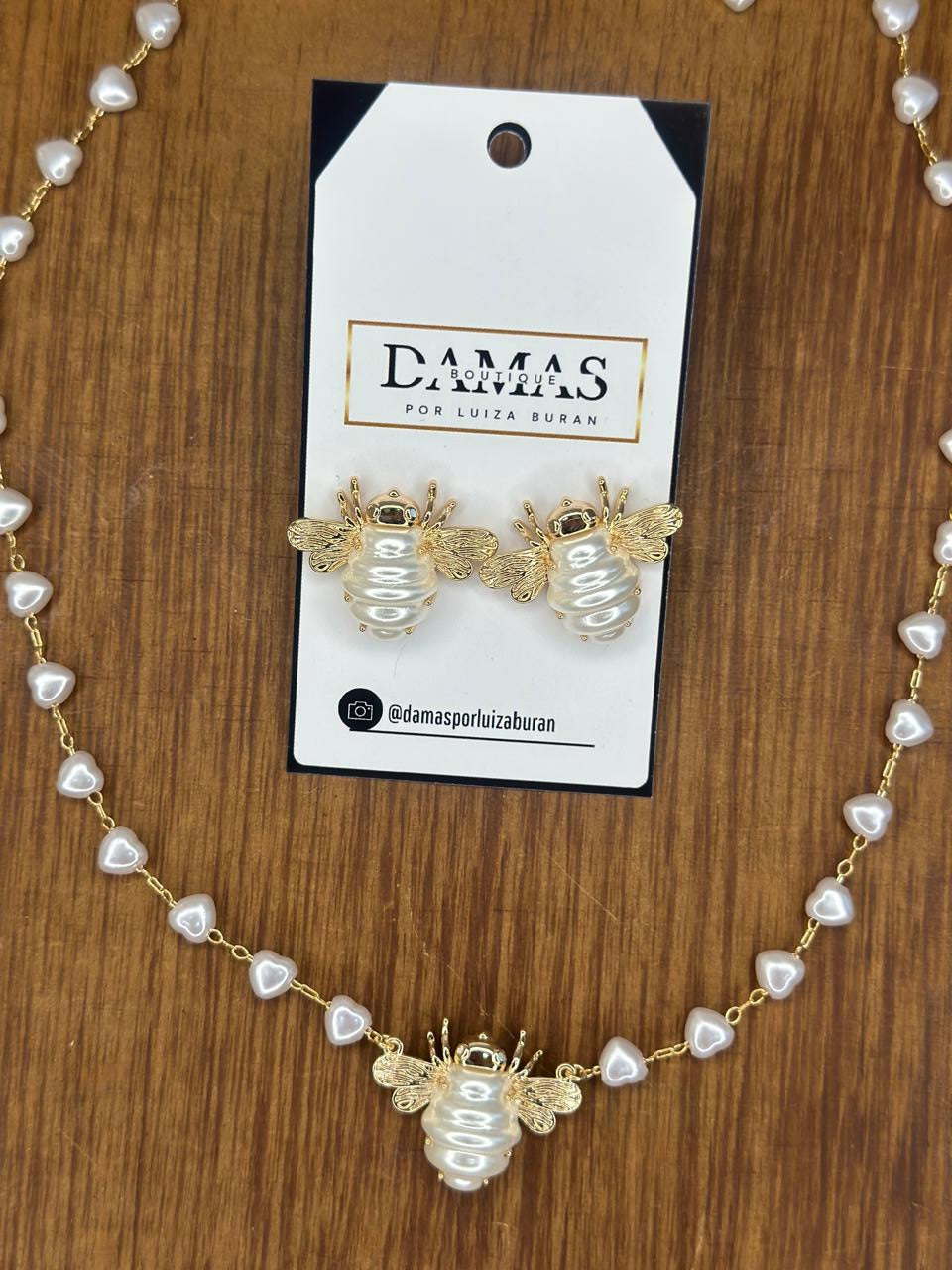 Conjunto Abelhinhas Peroladas