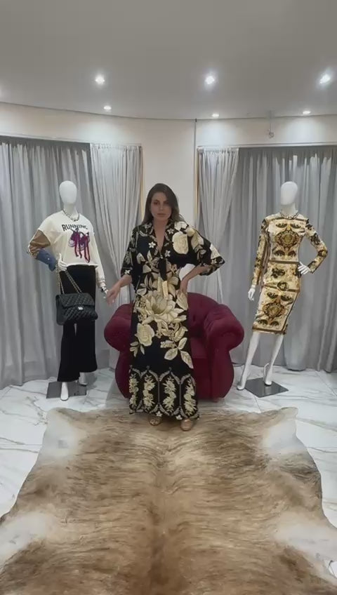 Vestido Longo Floral Zani