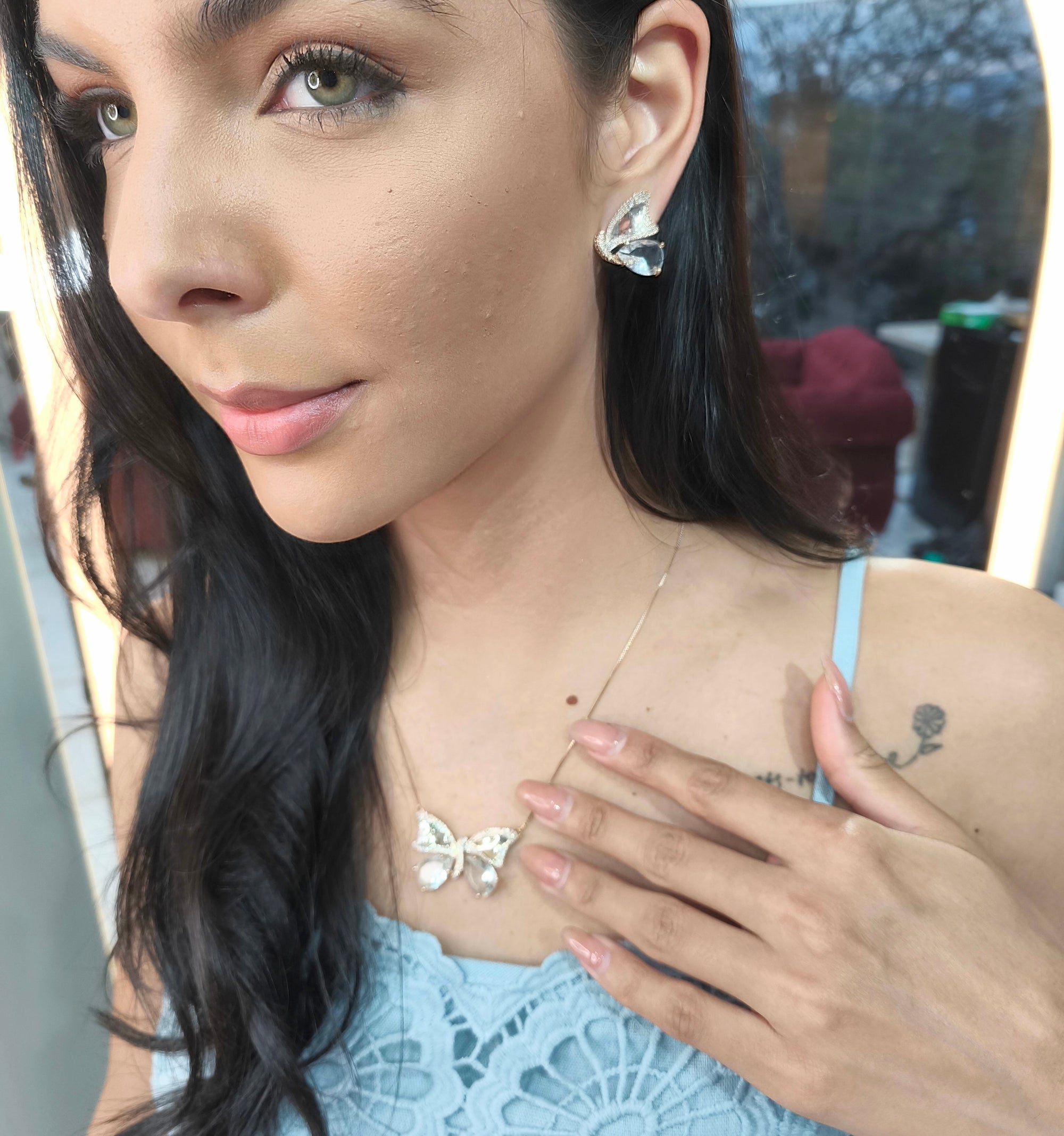 Conjunto Semi Jóias Butterfly