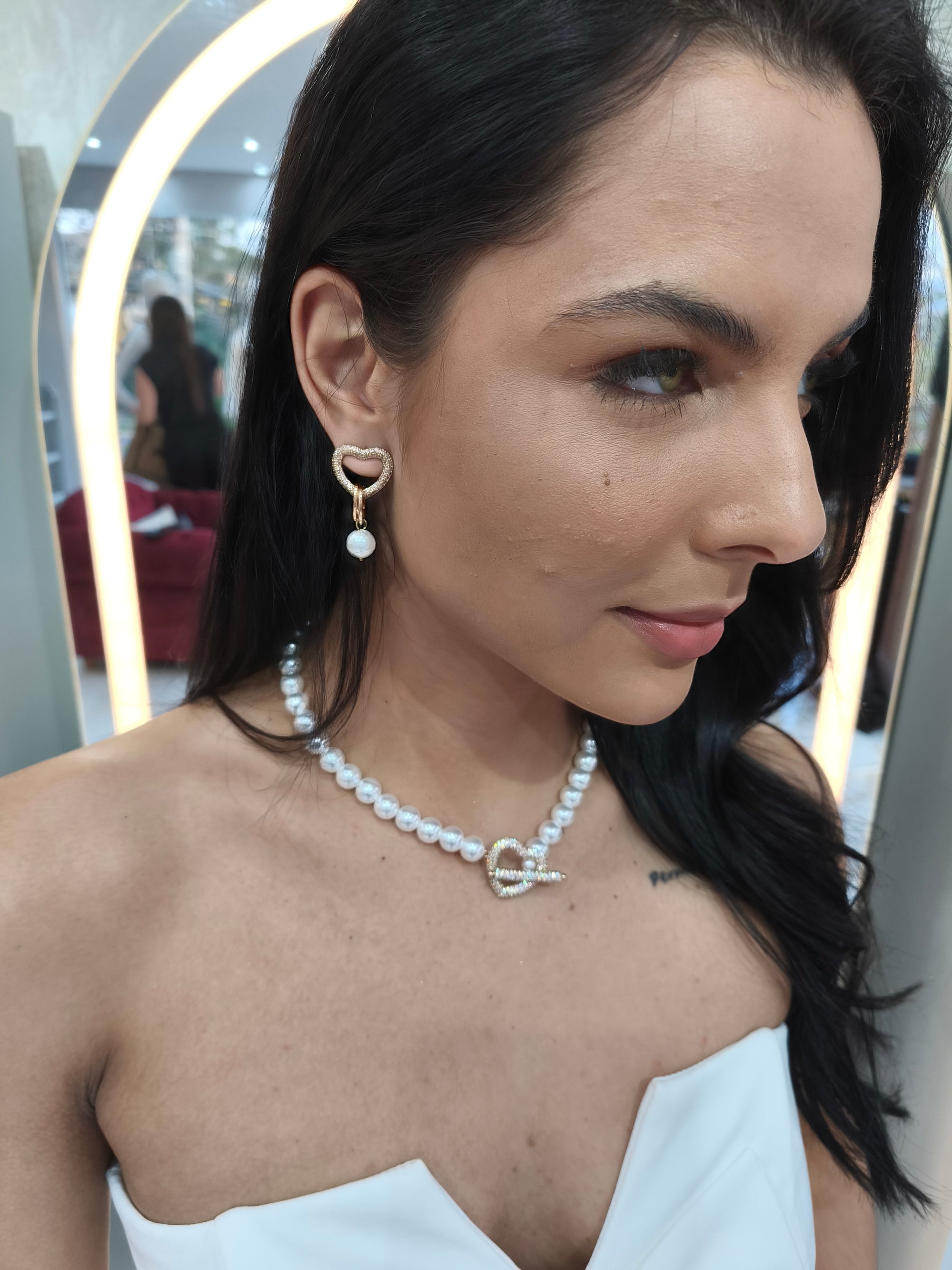 Conjunto Semi Joia Pearl Love